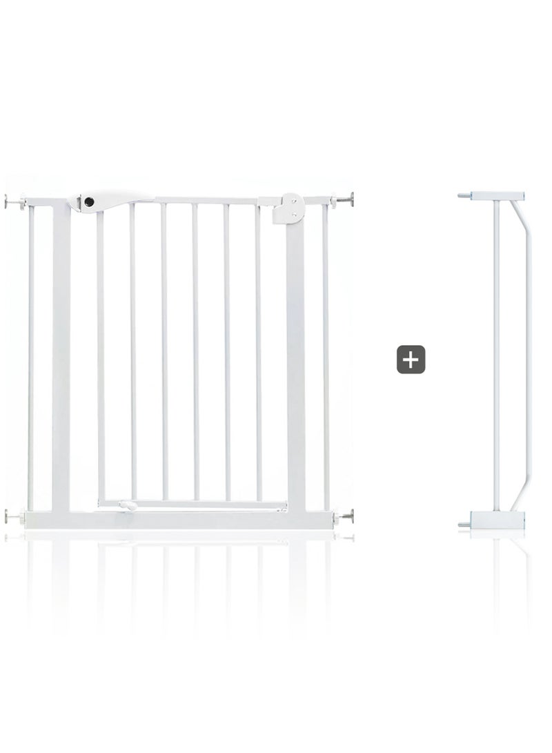 Metal Safety Gate 10cm Extension - White