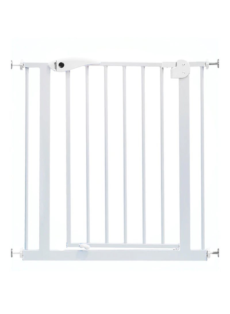 Metal Safety Gate 30 Cm + 45 Cm Extension - White