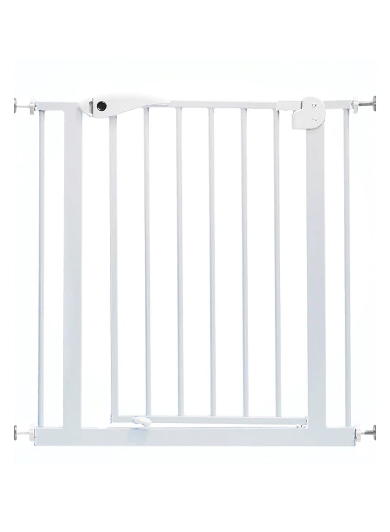 Metal Safety Gate With 20CM X 2 Extension - White
