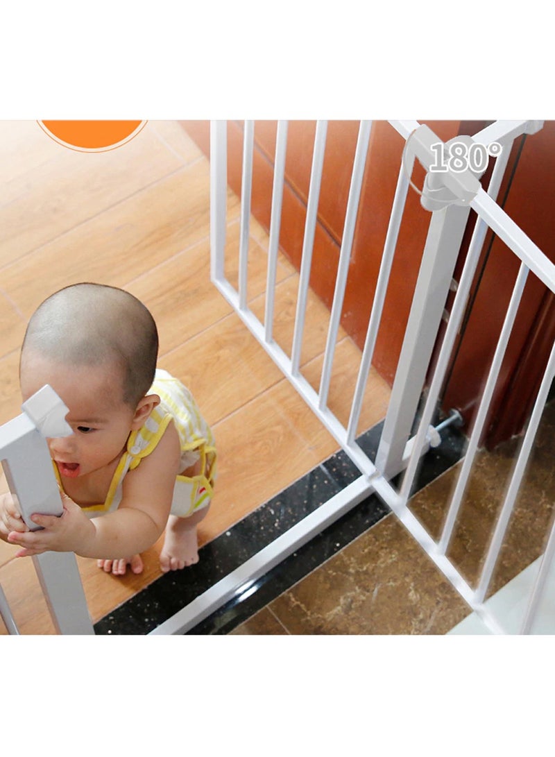 Baby Safety Gate With LED Light And Single Handed Opening