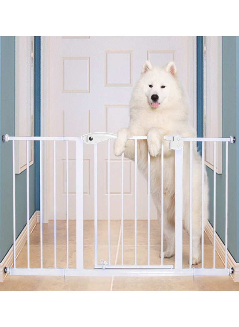 Baby Safety Gate With LED Light And Single Handed Opening
