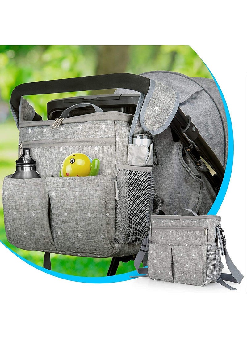 Baby Diaper Bag With High-quality Material And Adjustable Strap For Easy Carrying