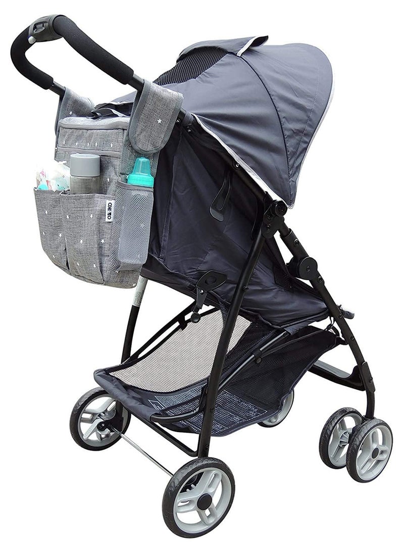 Baby Diaper Bag With High-quality Material And Adjustable Strap For Easy Carrying