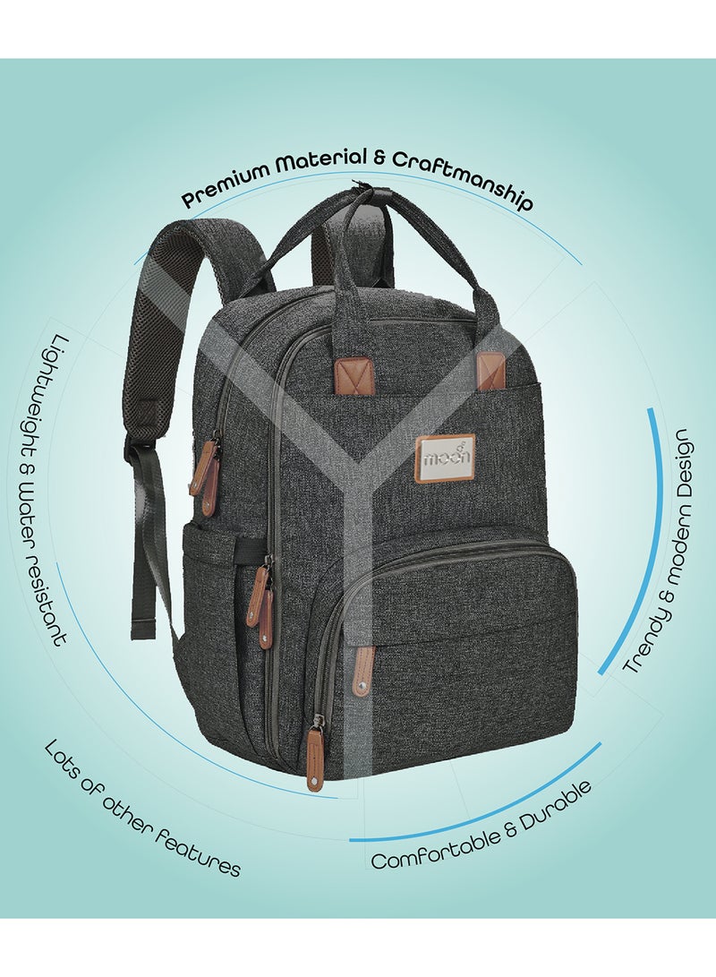 Karyme Diaper Bag Pack - Black