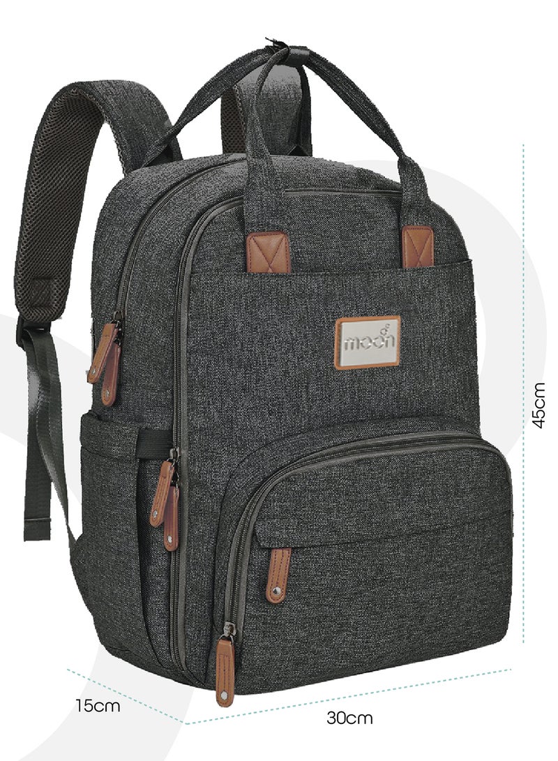 Karyme Diaper Bag Pack - Black