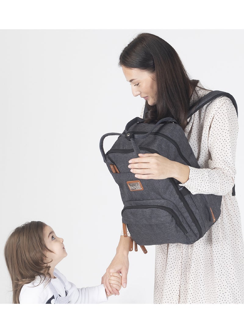 Karyme Diaper Bag Pack - Black