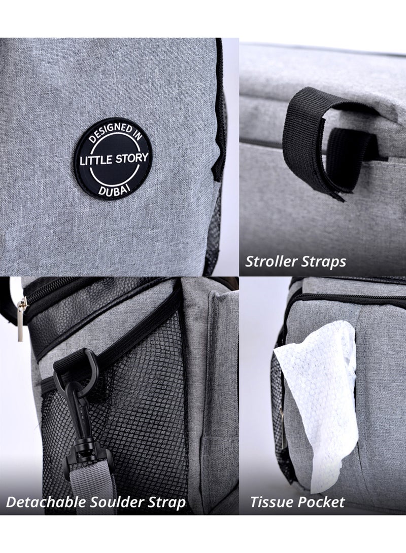 Stroller Organizer Travel Bag - Grey