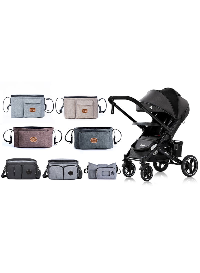 Stroller Organizer Travel Bag - Grey