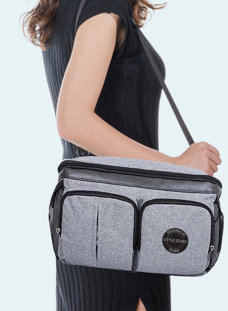 Stroller Organizer Travel Bag - Grey