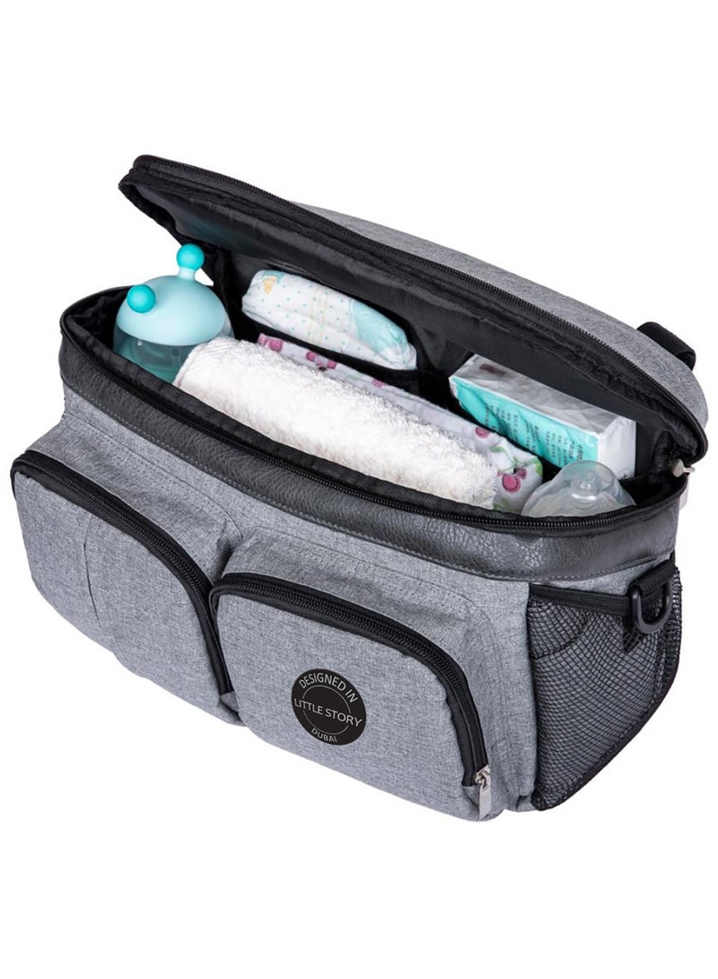 Stroller Organizer Travel Bag - Grey