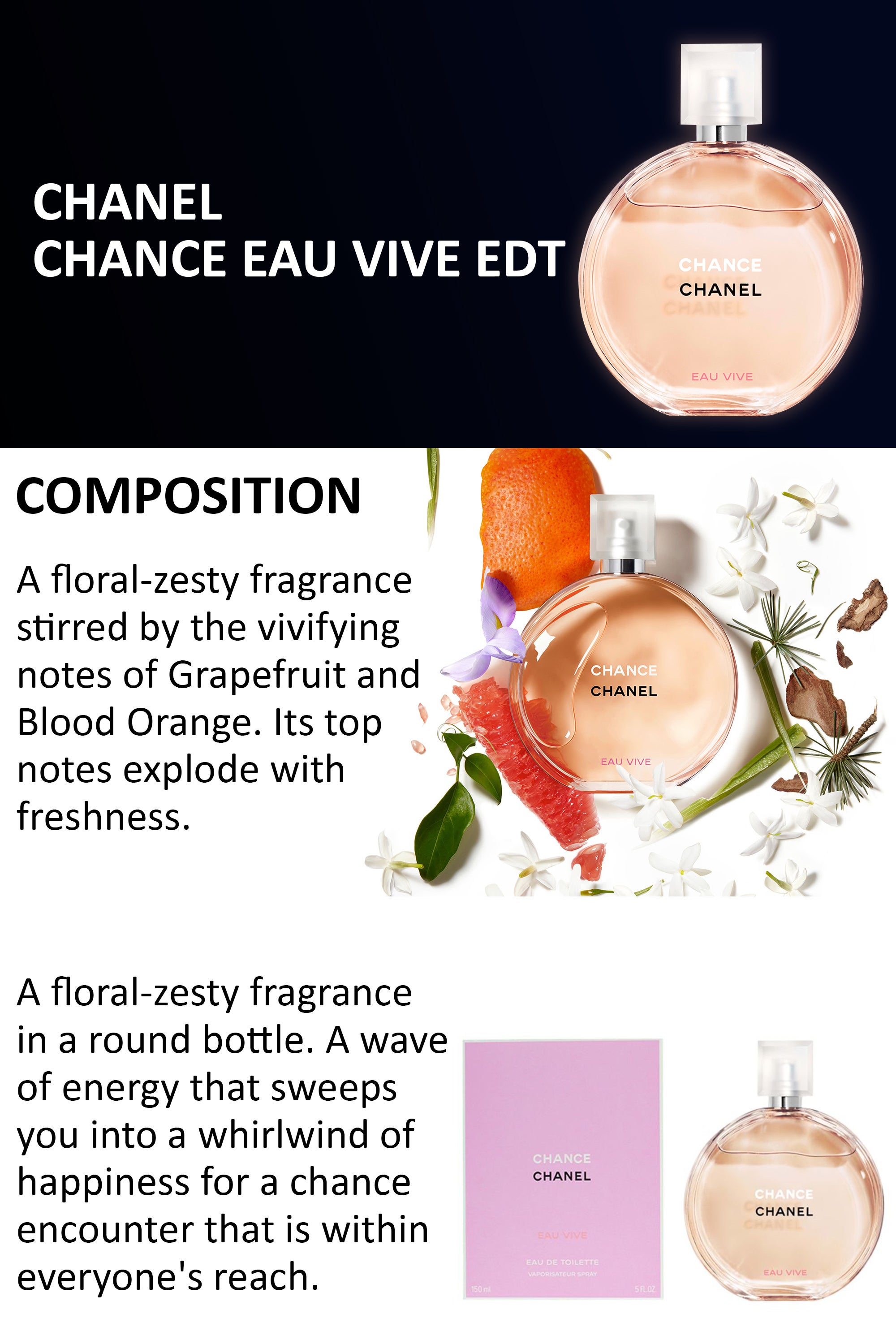 Chance Eau Vive EDT 150ml