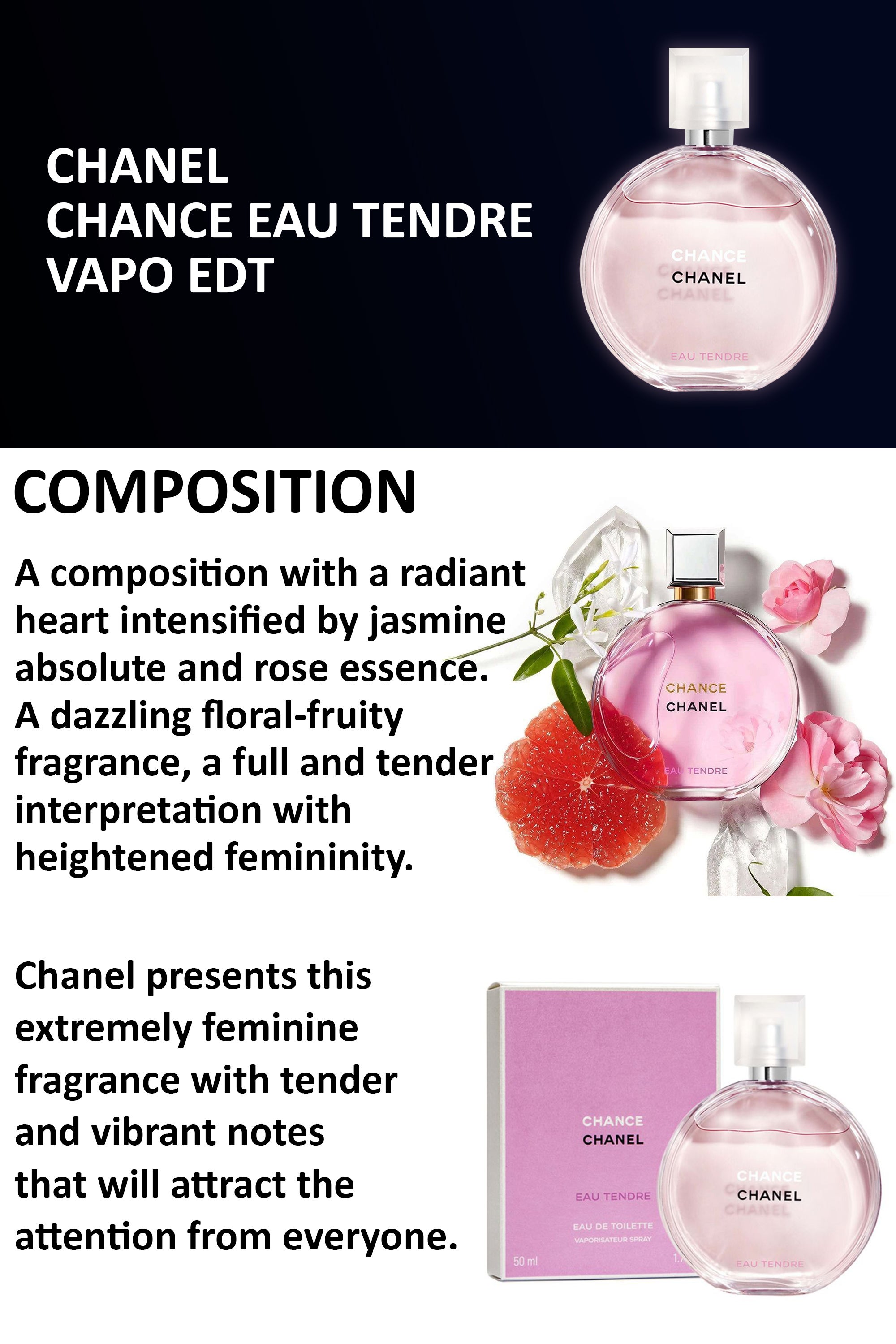 Chance Eau Tendre Vapo EDT For Women 50ml