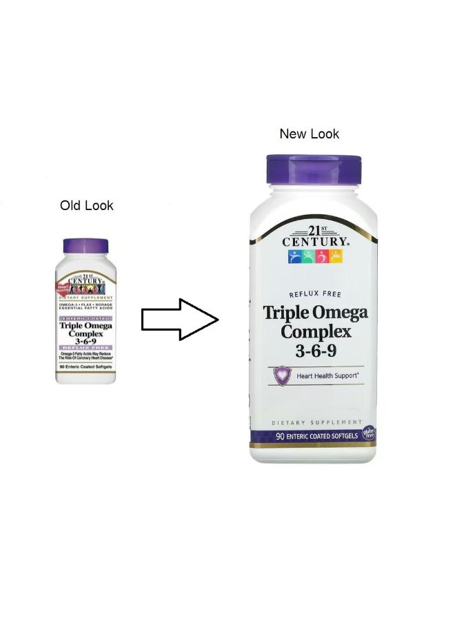 Triple Omega Complex 3-6-9 Heart Health 90 Softgel