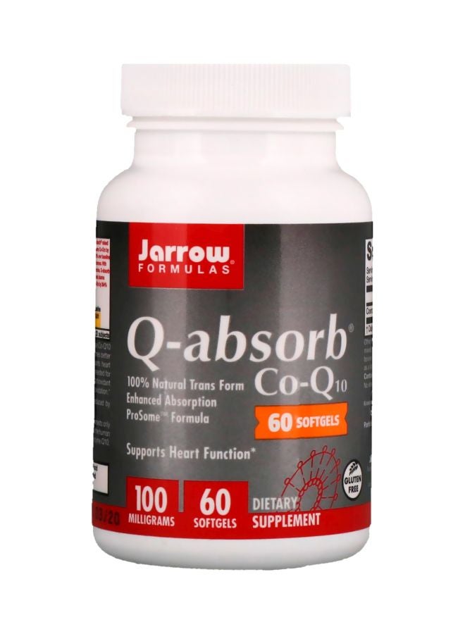 Q-Absorb Co-Q10 Dietary Supplement 100mg - 60 Softgels