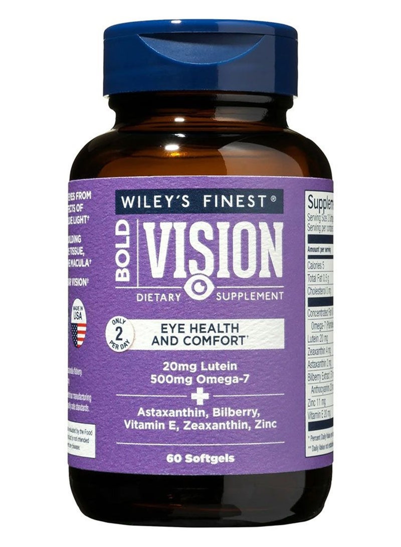 Bold Vision Proactive Softgels 60's