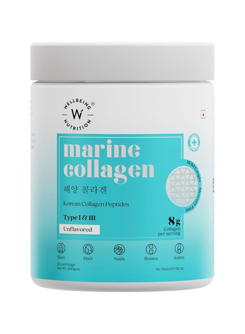 Wellbeing Nutrition Marine Collagen  200gms