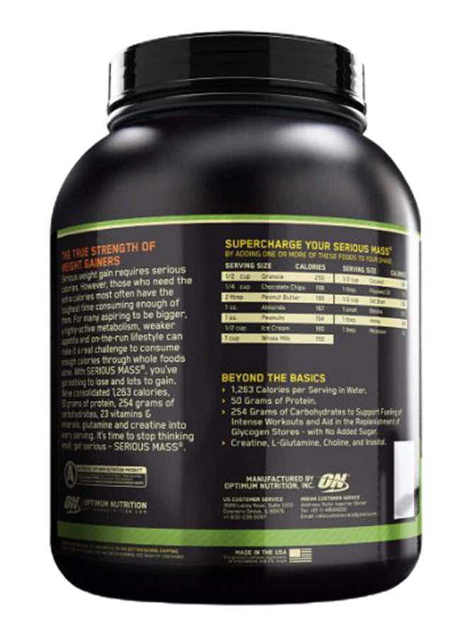 Serious Mass Protein - Chocolate - 2.27 Kg