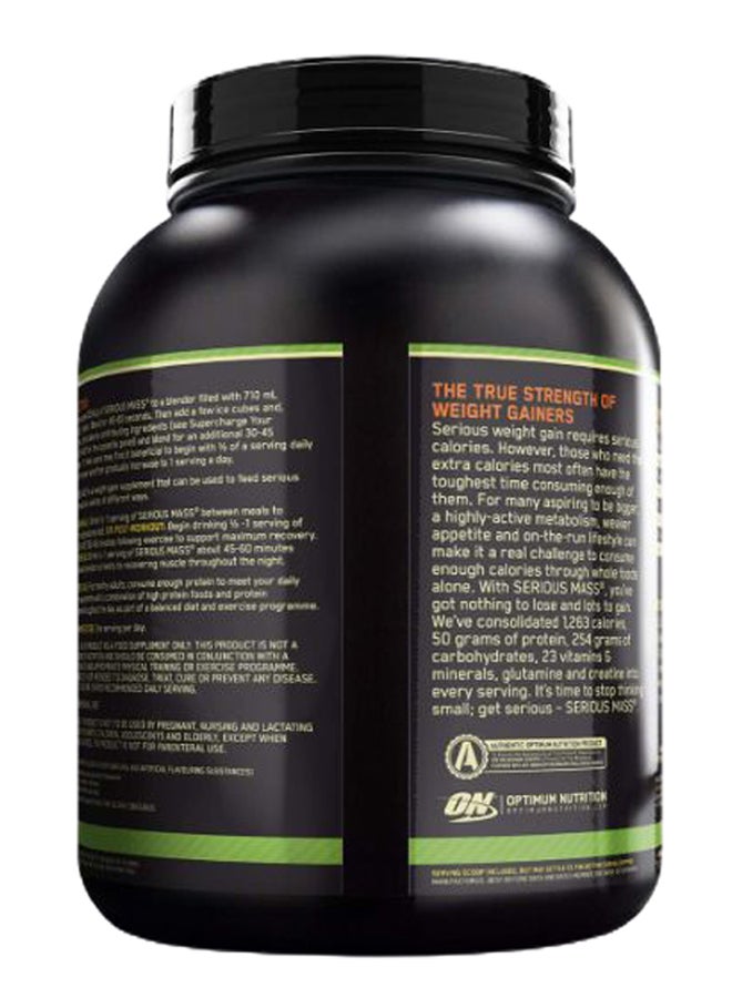 Serious Mass Protein - Chocolate - 2.27 Kg