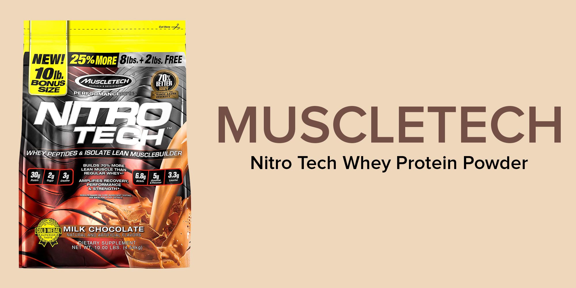 Nitro Tech Protein Milk Chocolate 4.54kg