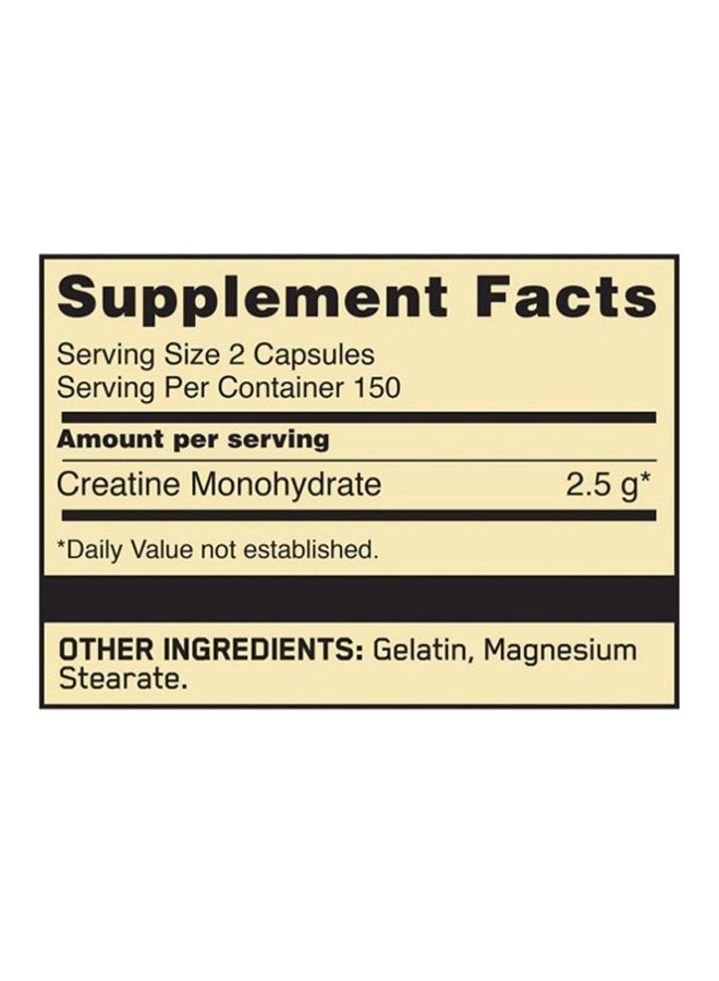 Creatine Dietary Supplement - 300 Capsules