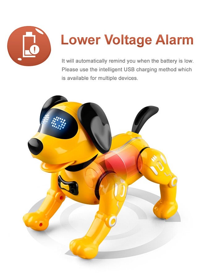 Remote Control Robot Dog - RC Imitate Pet Dog - Music, Dance, Action Programming, Touch Interaction - Smart Puppy - Kid Toy