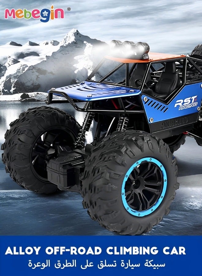 RC Toys Cars 1:22 Scale Remote Control Car Off Road RC Car Vehicle Monster Truck Crawler with Head Lights for Boys Kids and Adults