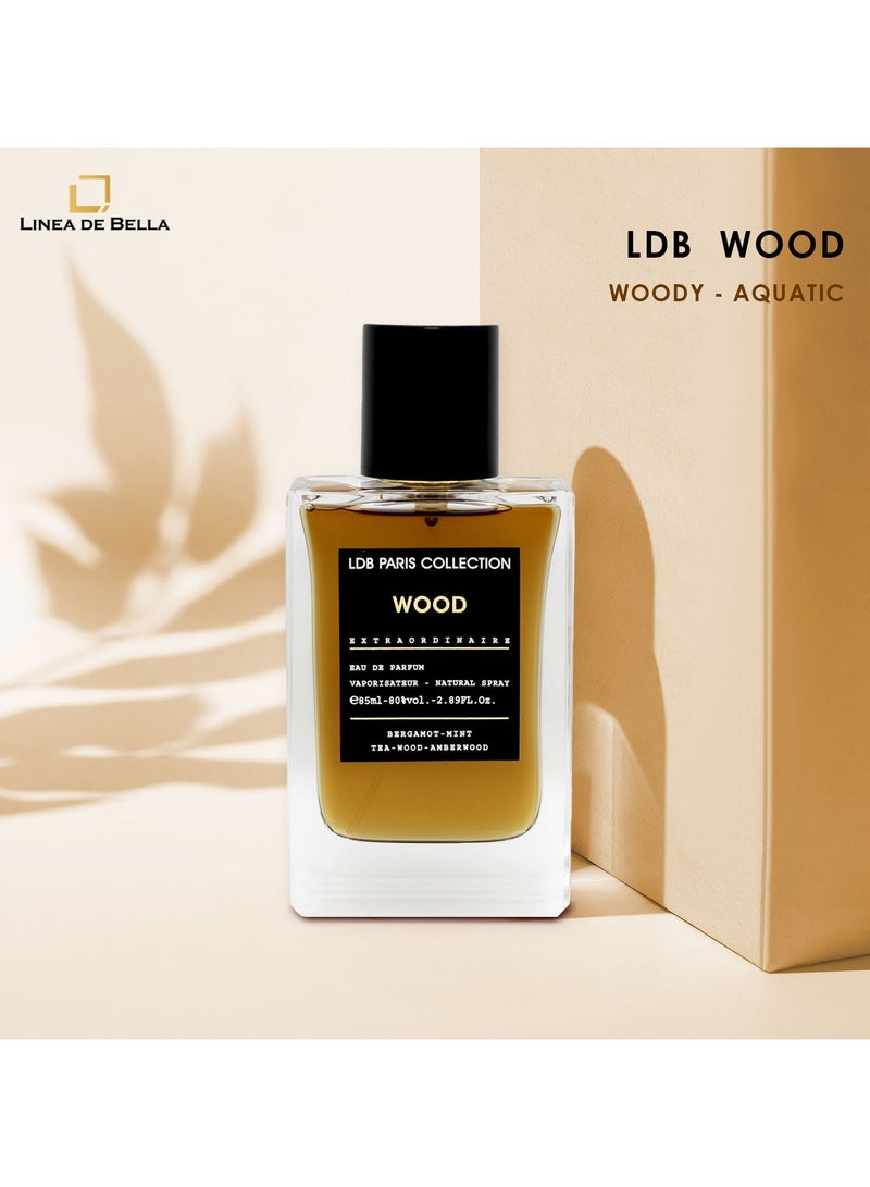 Linea De Bella LDB Wood Woody Aquatic EDP 85ml Men