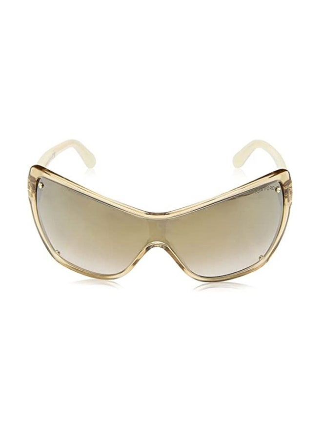 Women's Rimmed Shield Sunglasses - Lens Size: 53 mm