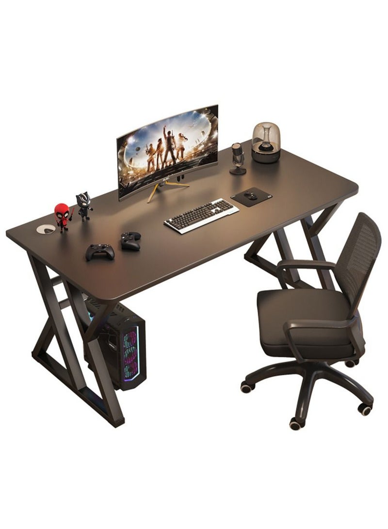 Gaming Desk, 39 Inch PC Computer Desk, Home Office Desk Table Gamer Workstation, Simple Game Table, Black