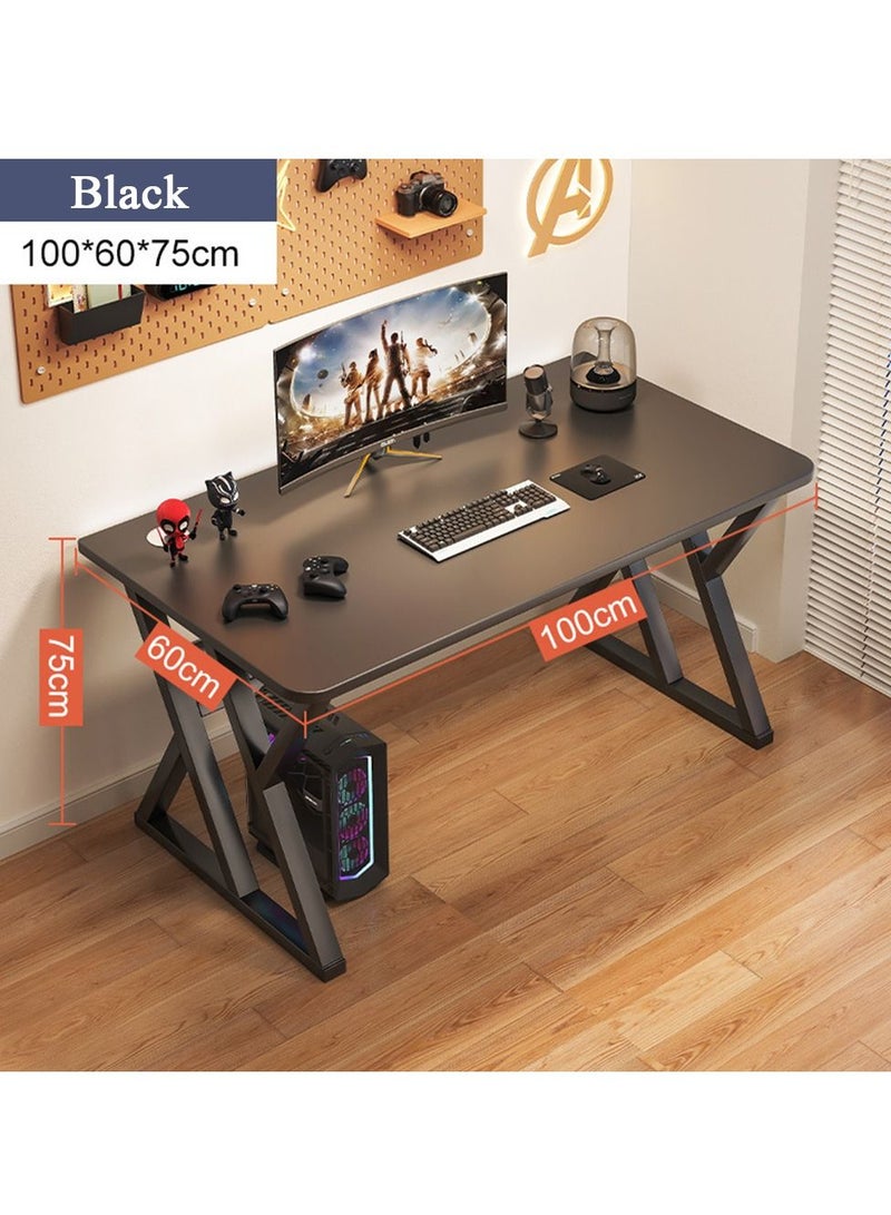 Gaming Desk, 39 Inch PC Computer Desk, Home Office Desk Table Gamer Workstation, Simple Game Table, Black