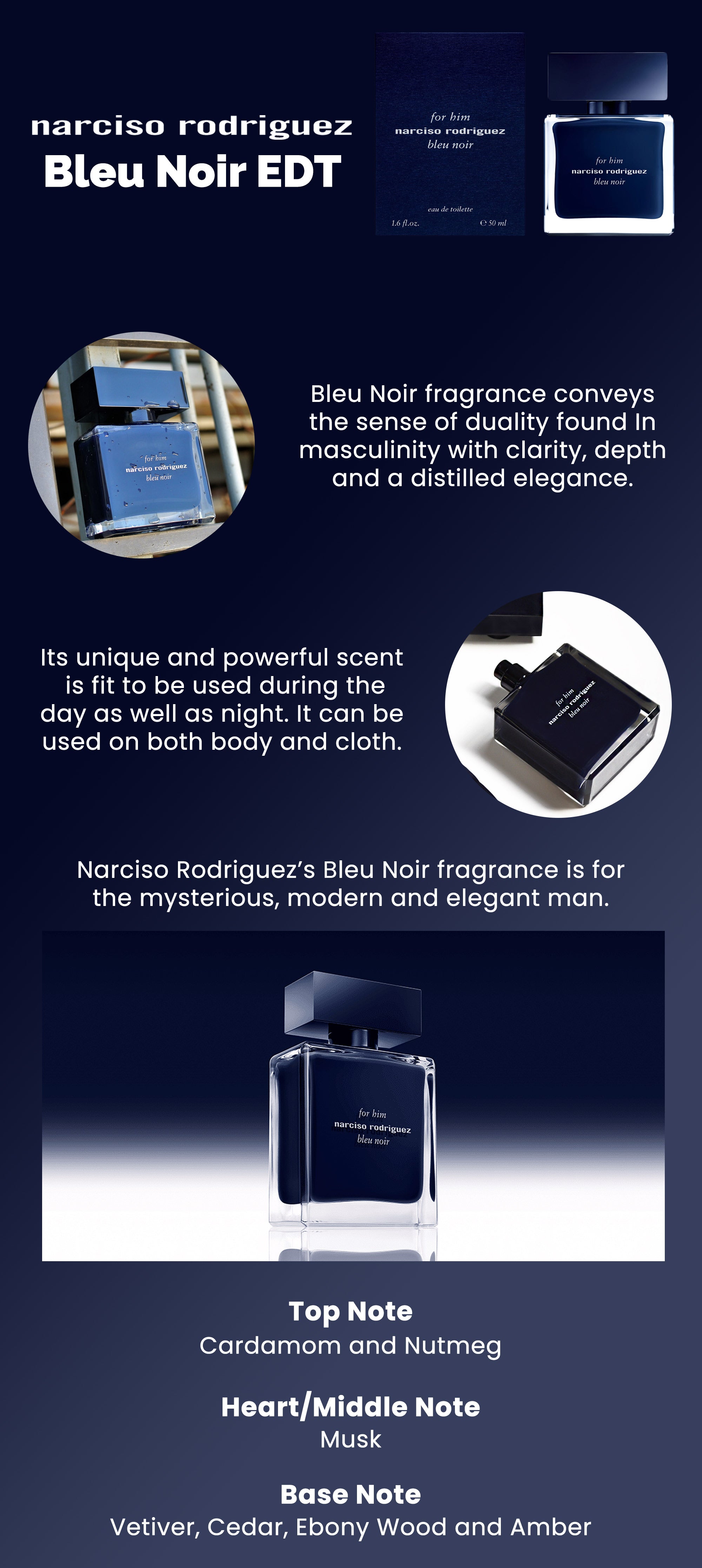 Bleu Noir EDT 50ml