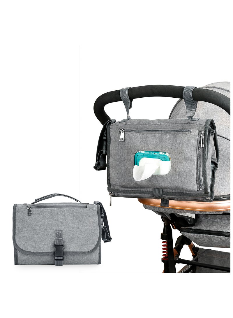 Diaper Changing Station Kit - Grey