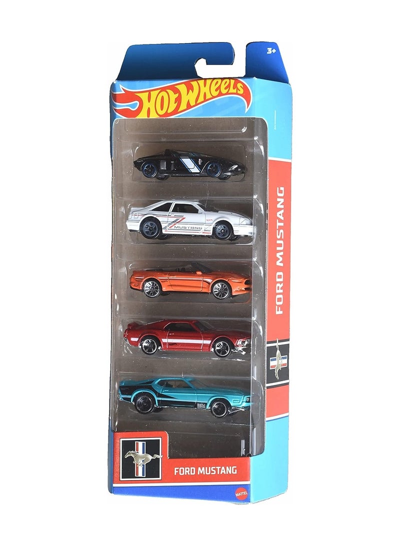 Basic Car Pack of 5 Assorted 1 Piece