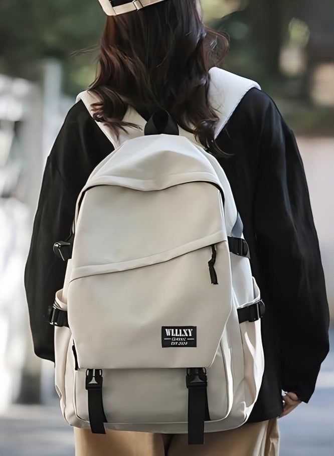 Classic Large Capacity Backpack Multifunction Casual Water Resistant Oxford Double Shoulder School Bag