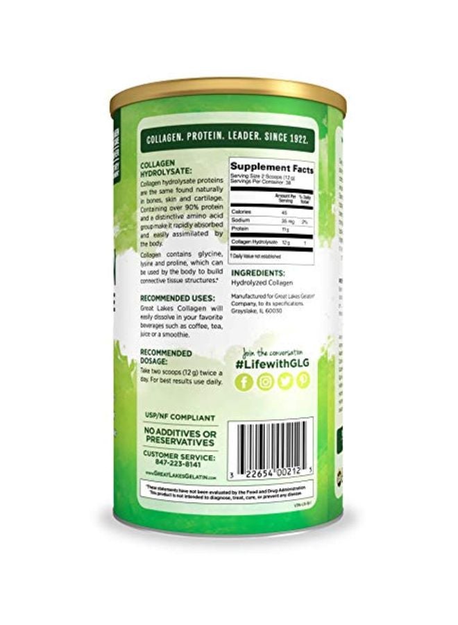 Collagen Hydrolysate Powder Dietary Supplement