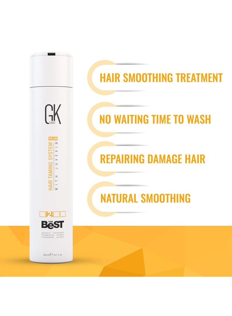 The Best 10.1 Fl Oz/300ml Smoothing Keratin Hair Treatment Professional Brazilian Complex Blowout Straightening For Silky Smooth Frizz Free Hair