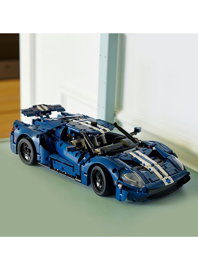 Technic 2022 Ford GT 42154 Building Kit; An Immersive Project for Adults; Craft All the Details of This 1:12 Model Gift for Car Lovers; Presented in Classic Dark Blue with White Racing Stripes (1,466 Pieces)