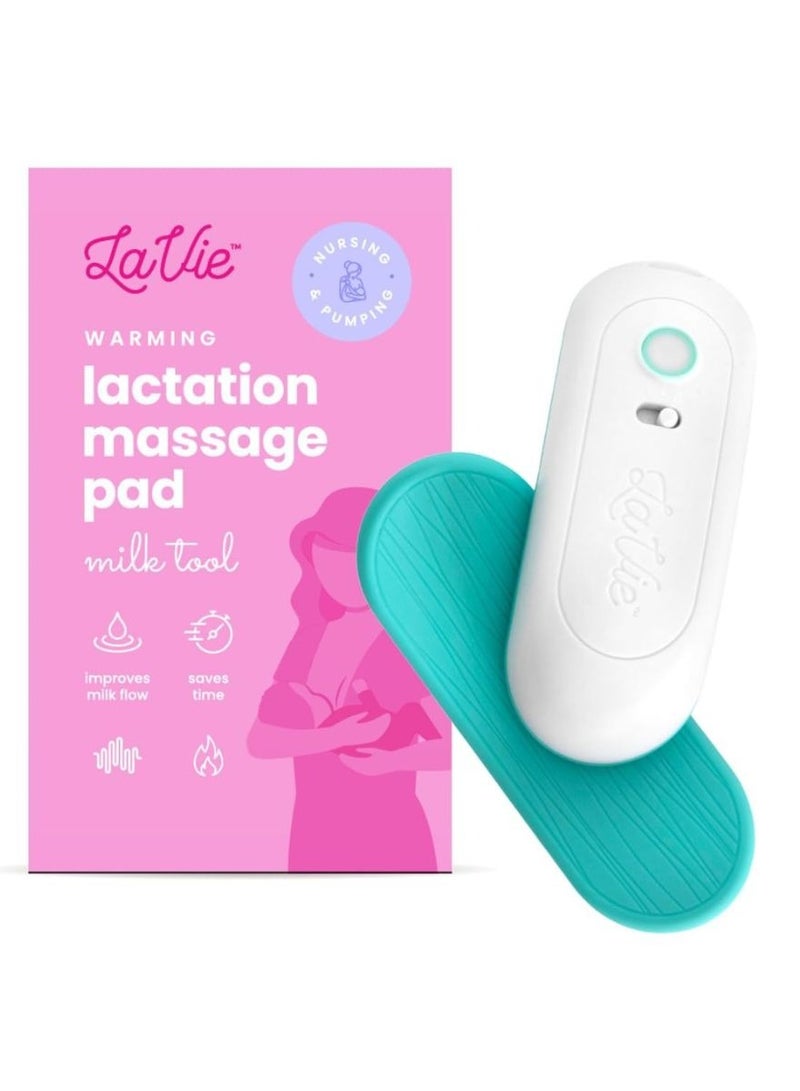 2 Pads Warming Lactation Massager For Improved Milk Flow Heat + Vibration Support Clogged Ducts