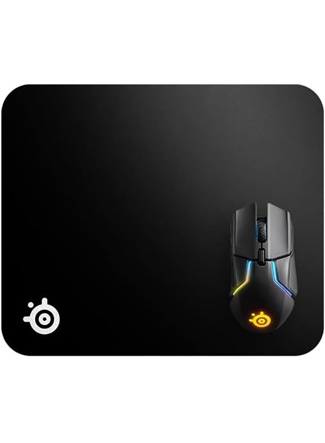 SteelSeries QcK Heavy Cloth Gaming Mouse Pad - Extra Thick Non-Slip Base - Micro-Woven Surface - Optimized For Gaming Sensors - Size M- Black