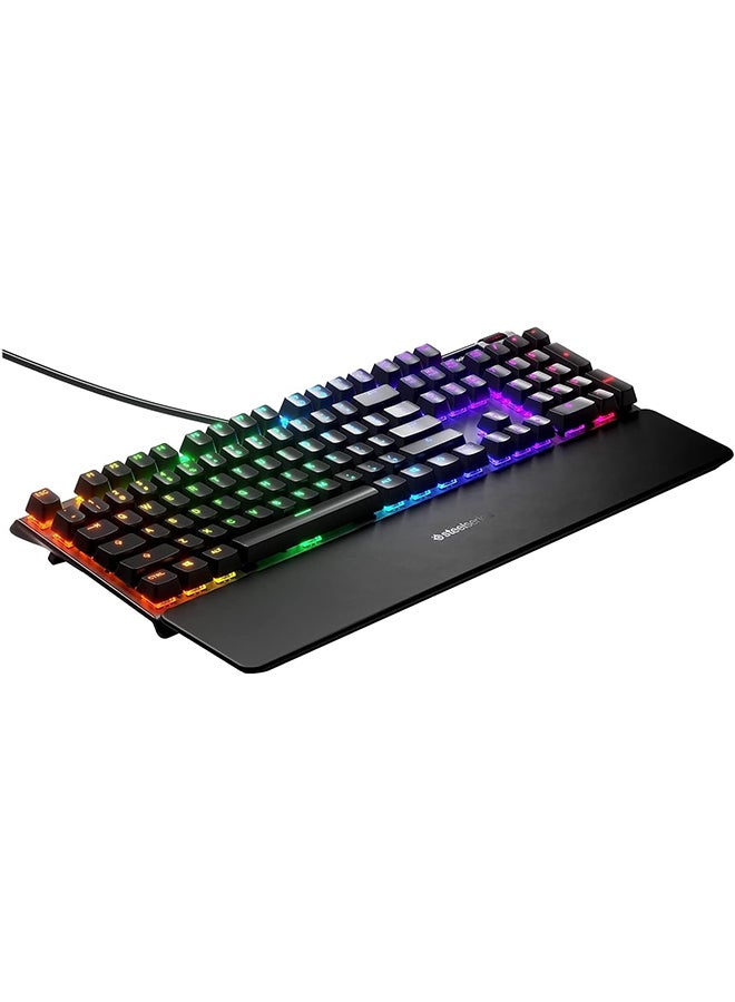 Apex Pro Mechanical Gaming Keyboard, Adjustable Actuation Switches, World’s Fastest Mechanical Keyboard, OLED Smart Display, RGB Backlit | 64626