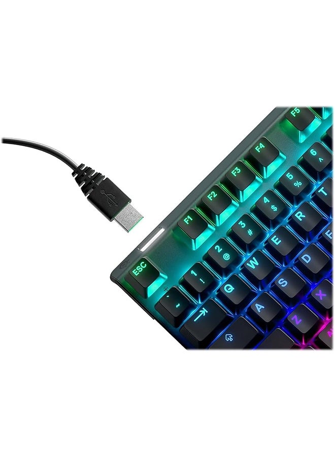 Apex Pro Mechanical Gaming Keyboard, Adjustable Actuation Switches, World’s Fastest Mechanical Keyboard, OLED Smart Display, RGB Backlit | 64626