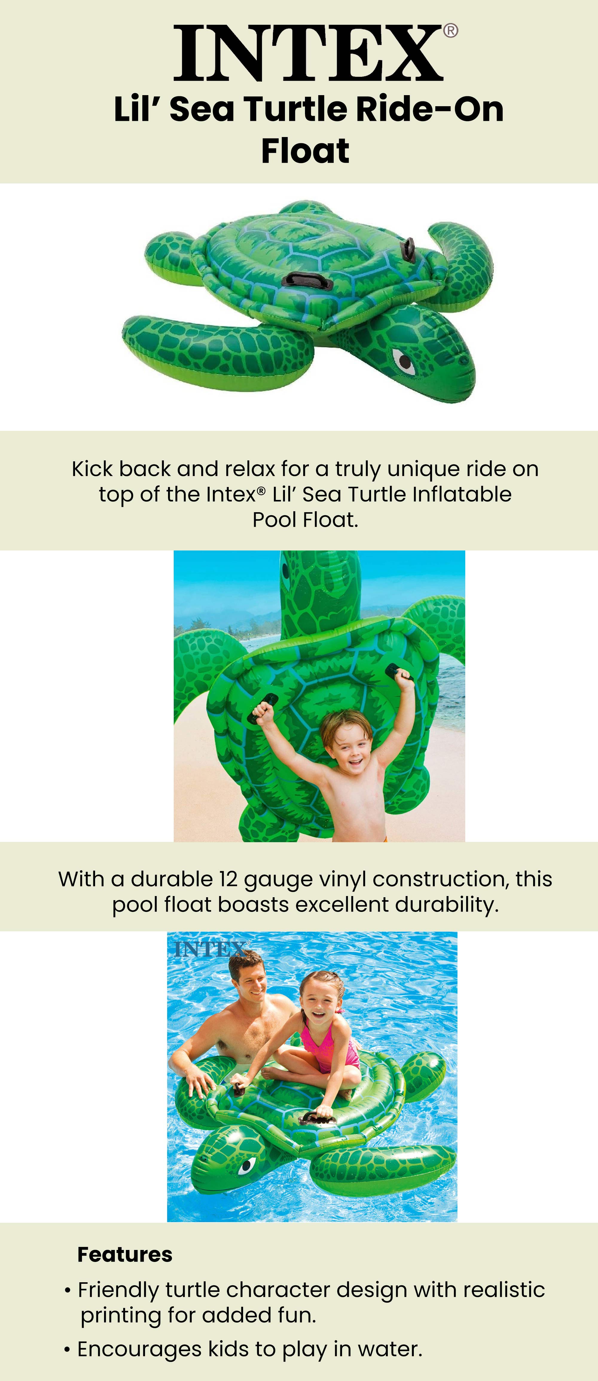 Lil' Sea Turtle Ride-On 1.50x1.27meter