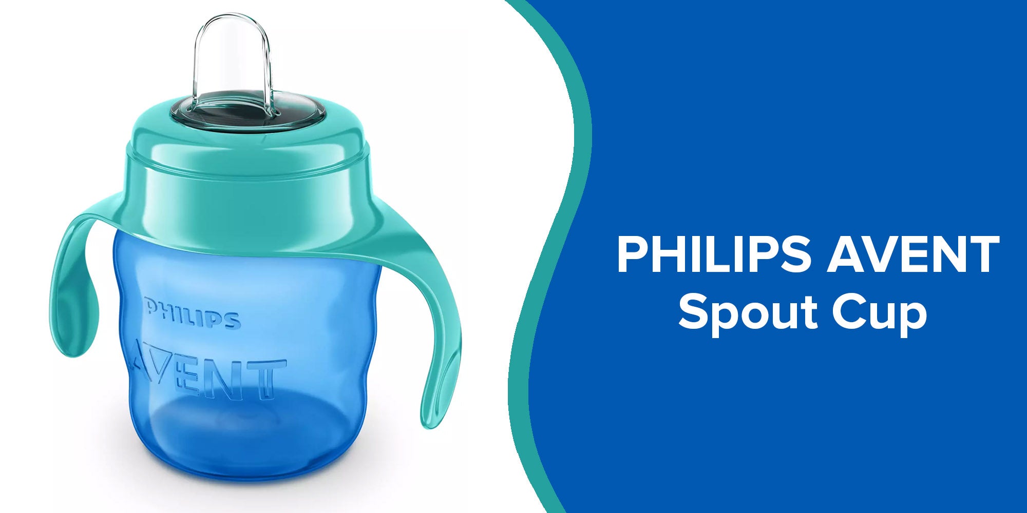Classic Soft Silicone Spout Cup, 6M Plus, 200 Ml - Blue And Green