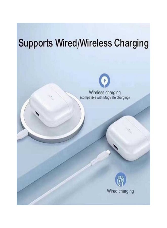 New Upgraded Popup Window TWS Wireless Earbuds 5.2 Buletooth Version 360 MAH Charging Box White