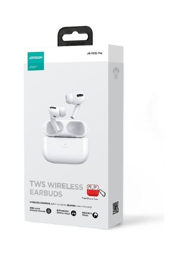 New Upgraded Popup Window TWS Wireless Earbuds 5.2 Buletooth Version 360 MAH Charging Box White