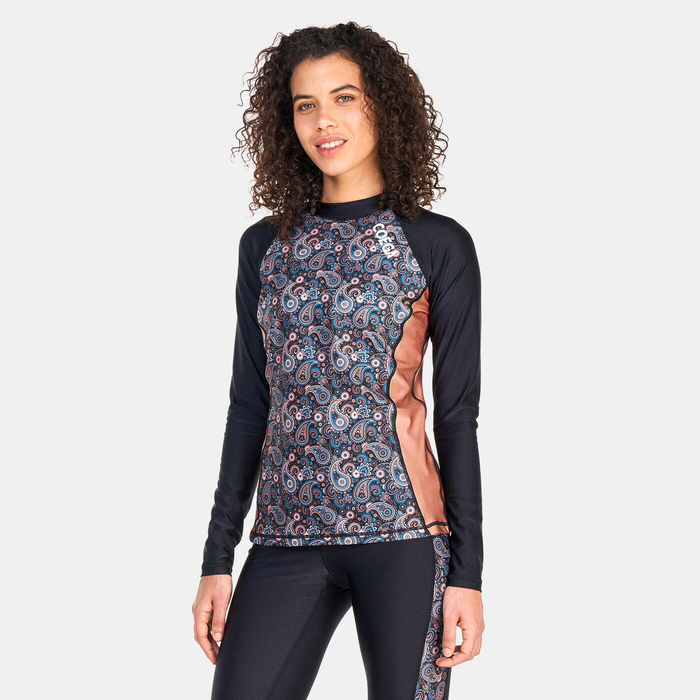 Women's Printed Long Sleeve Rashguard