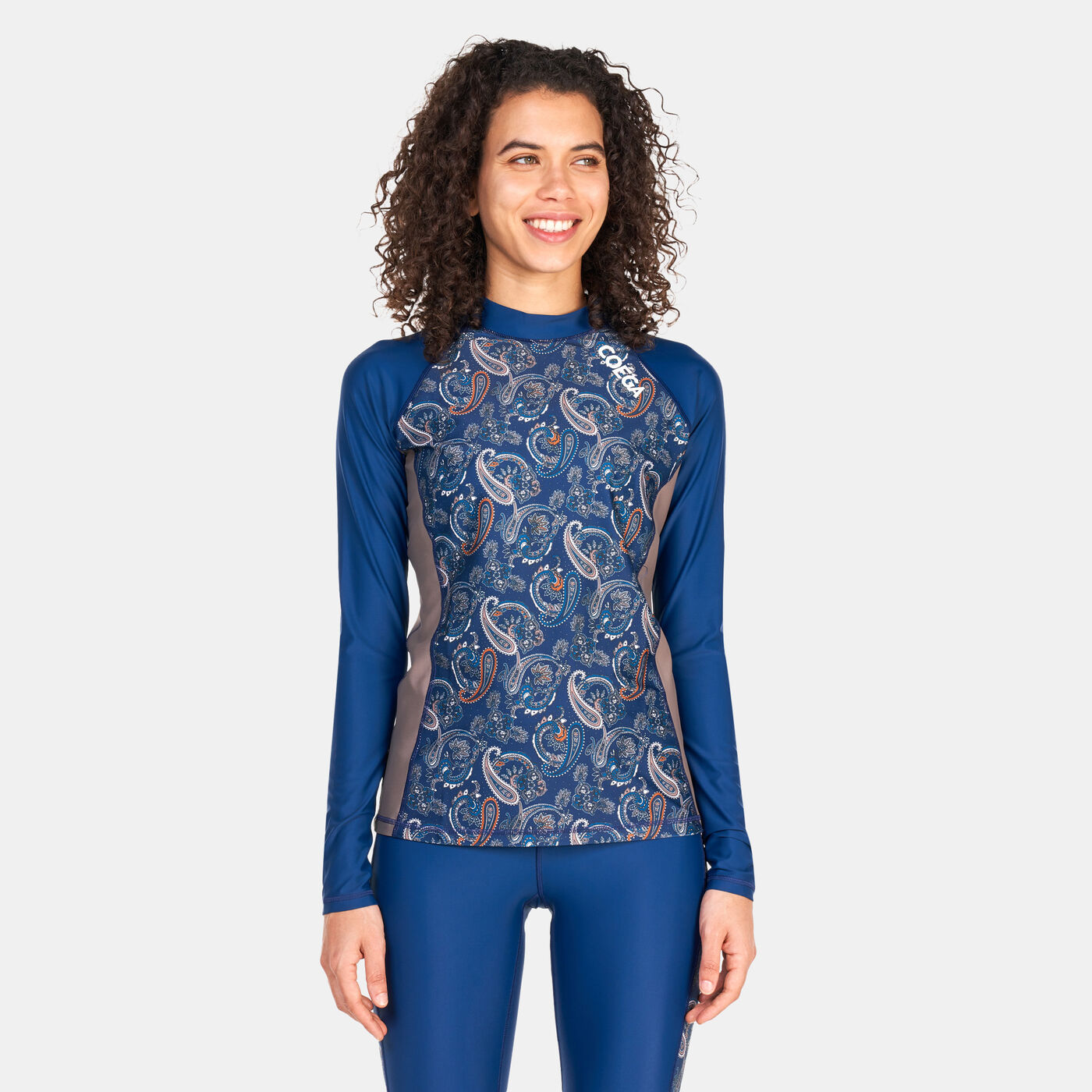 Women's Printed Long Sleeve Rashguard