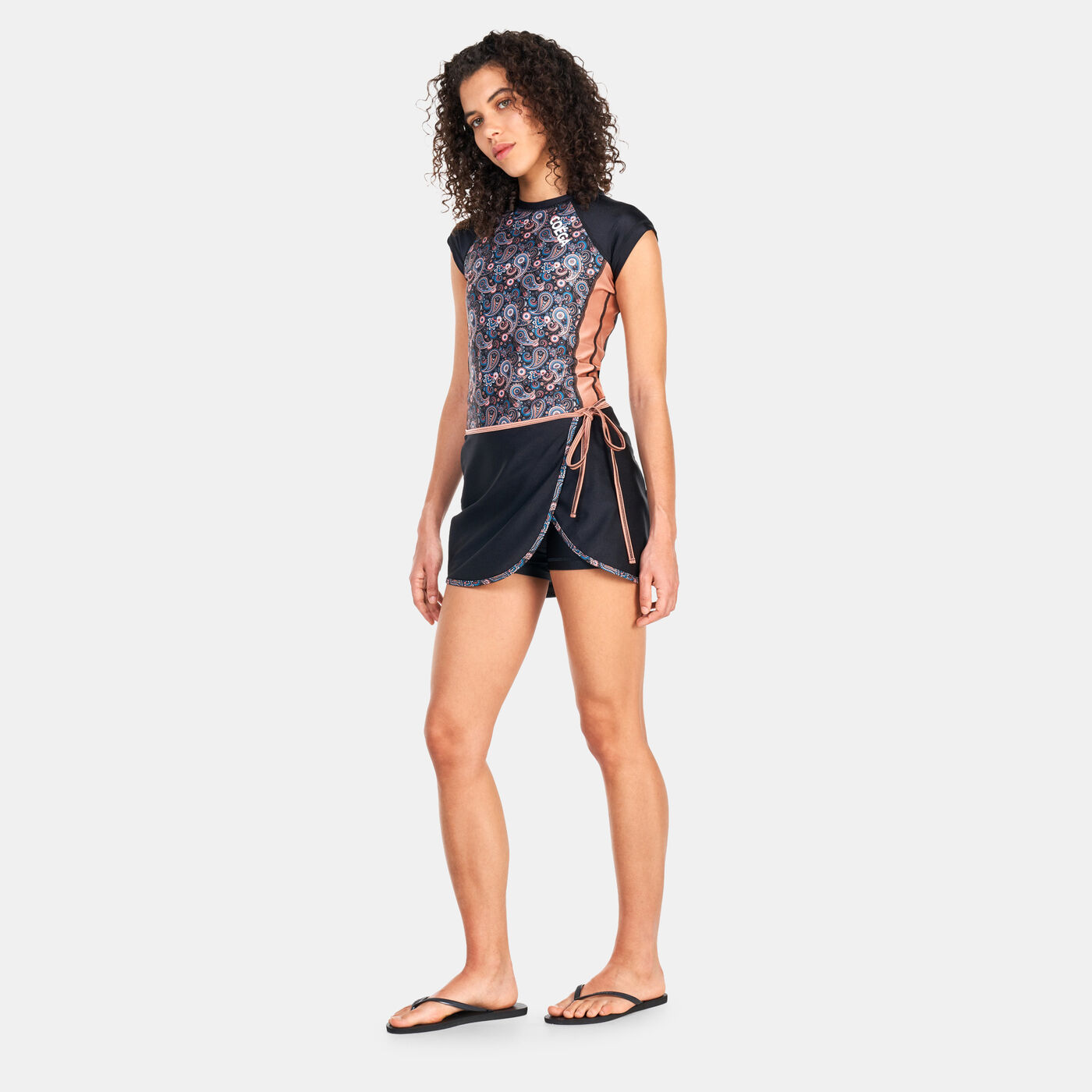 Women's Paisley Swim Wrap