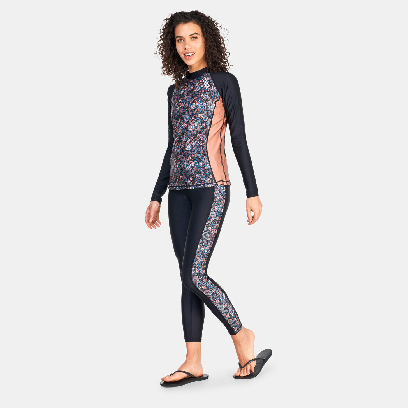 Women's Paisley Swim Leggings