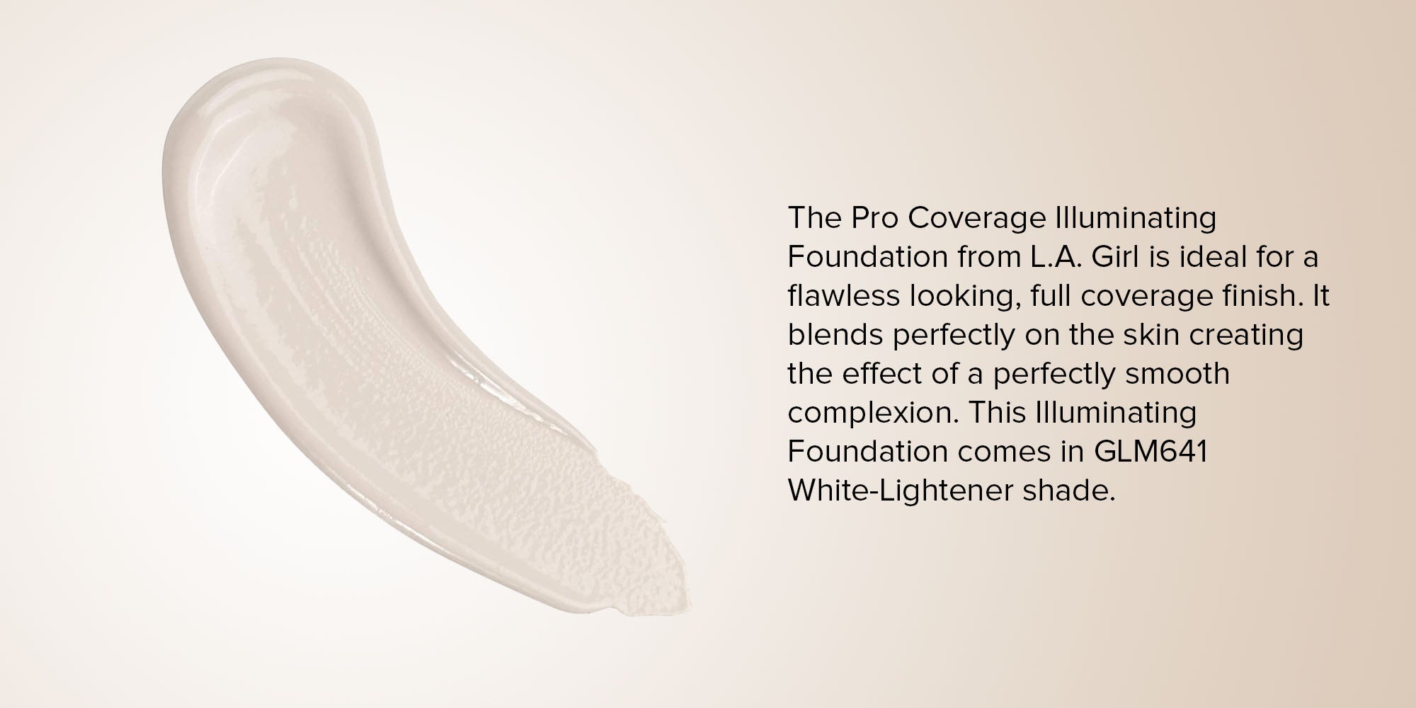HD Pro Coverage Long Wear Illuminating Foundation White